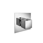 Palazzani Встроенный центральный термостатический смеситель в комплекте хром- фото