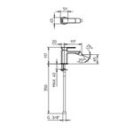 Palazzani Mis Color смеситель для биде белый/хром- фото2