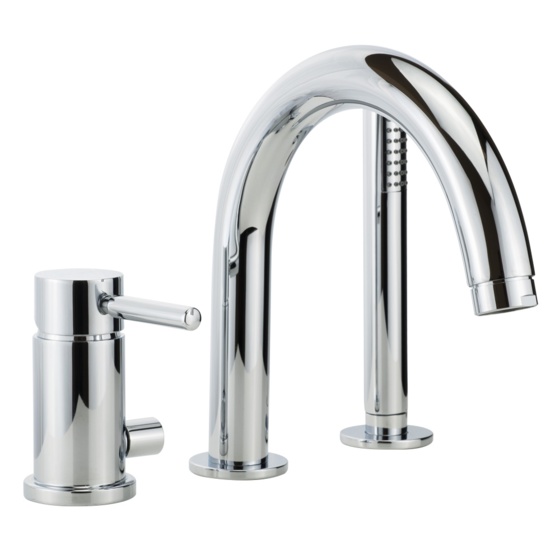 Смеситель на борт ванны на 3 отверстия Migliore Fortis ML.FRT-5256.CR- фото4