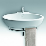 Раковина овальная накладная или подвесная Simas LFT Spazio LFT34 - фото