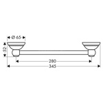 Axor Carlton Поручень- фото2