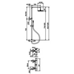 Palazzani Mimo душевая система хром- фото2