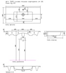 Раковина подвесная/мебельная Galassia Dream 7225- фото3