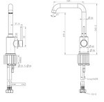Смеситель однорычажный [17-01-PC], цвет хром, Crosswater- фото2