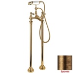 Palazzani Porter Color смеситель для отдельностоящей ванны бронза- фото