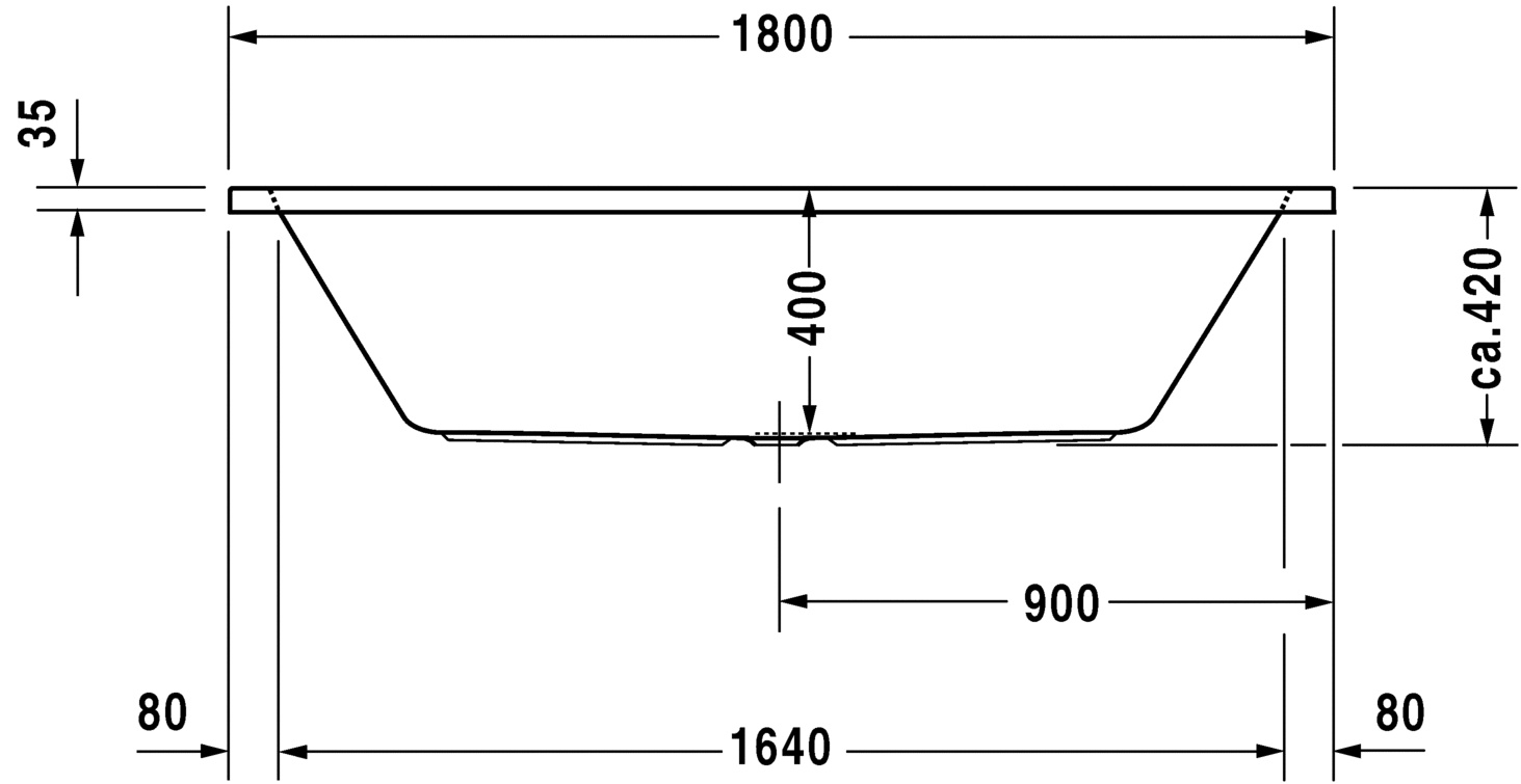   Duravit D-Code 700101 180x80