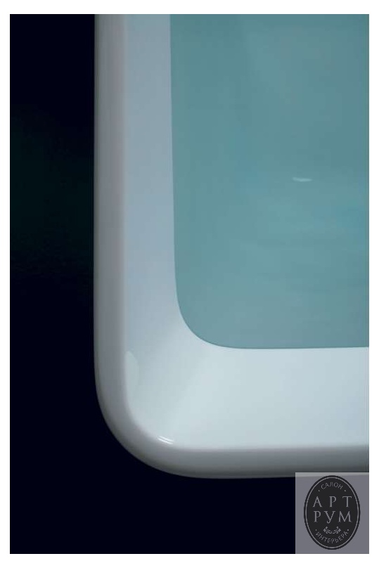 KERASAN Ego Ванна отдельностоящая, акриловая 160х70х55см в комплекте со сливом Click-clack, цвет белый