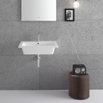 Раковина подвесная 60x47 Globo Forty3 FO060.BI - фото