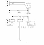 Смеситель для раковины Axor Citterio M- фото2
