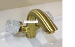 Boheme Crystal 311-CRST Смеситель для умывальника двуручковый (Бронза- фото6