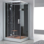 Гидромассажная кабина EAGO DZ959 F8 1200x900x2265мм левая ЧЕРНОЕ СТЕКЛО- фото