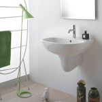 Раковина подвесная 65x52 Globo Affetto AF065.BI - фото