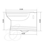 Caprigo ARMONIA Подвесной унитаз- фото5