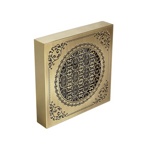 Вентилятор для ванной комнаты Migliore D100 бронза с декоративной решеткой- фото