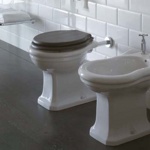 Унитаз напольный 56x37 слив в пол Globo Paestum PA001.BI