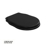 Caprigo Сиденье для унитаза BOHEME, хром- фото3