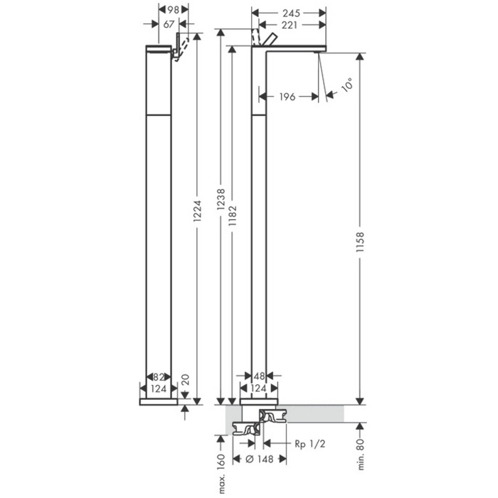 Axor MyEdition    ,  1 .,  245,    , :  /