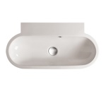 Раковина накладная 70x37 Globo Bowl SB071.BI 