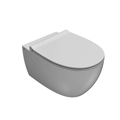 Унитаз подвесной 54x36 Globo 4ALL MDS03.BI Senzabrida® 