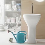 Раковина монолит 55x46 Globo Affetto AFM561X - фото