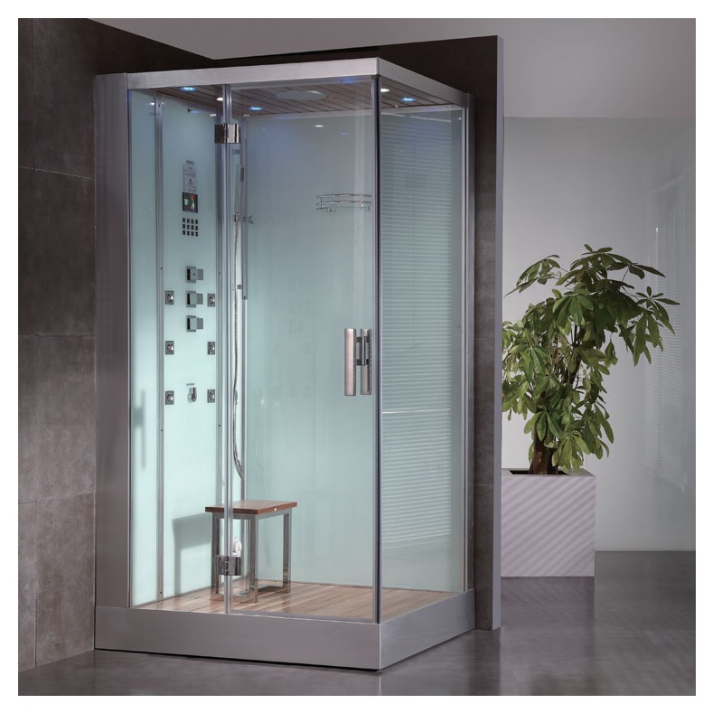 Гидромассажная кабина EAGO DZ959 F8 1200x900x2265мм левая БЕЛОЕ СТЕКЛО- фото