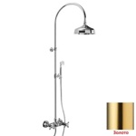 Palazzani Adams душевая система со смесителем золото- фото