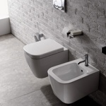 Биде подвесное 45x36 Globo Stone SSS11.BI - фото