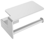 Boheme Держатель туал.бумаги с полкой Q, MattWhite- фото