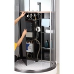 Гидромассажная кабина Eago DZ983F9 120 х 90 х 2230 НОВИНКА!!! правая ЧЕРНОЕ СТЕКЛО- фото2