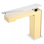 Смеситель для умывальника низкий Boheme Q 141-GCR.2- фото