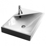 Раковина подвесная/накладная 75 см Cielo Smile Blink правая SMLA75DX- фото2