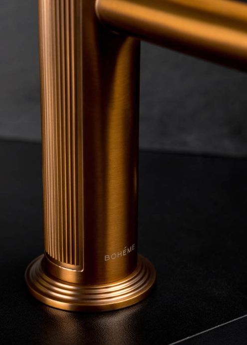 Смеситель для умывальника Boheme ETERNA BRUSHED BRONZE 171-BRB- фото4
