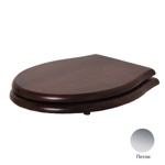 AZZURRA Giunone-Jubilaeum сиденье для унитаза дерево, шарниры хром (микролифт)