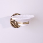 Мыльница керамическая Allpe Rerto Opal, бронза