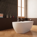 Ванна Frank F6122  White отдельностоящая.- фото4