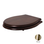 AZZURRA Giunone-Jubilaeum сиденье для унитаза дерево, шарниры бронза, (микролифт)