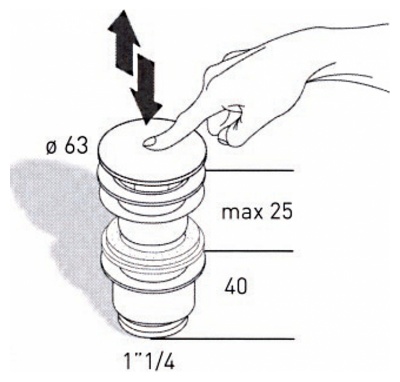 СЛИВ ДЛЯ РАКОВИНЫ MIGLIORE ML.RIC-10.106- фото2