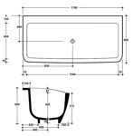 Ванна Kerasan SPA 3350 - фото3