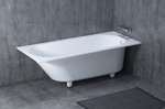 Встраиваемая ванна из камня Salini Ornella 1700 х 750 х 590/610 мм- фото
