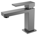 Смеситель для умывальника Boheme Qubic Matt Gun Metal 471-GM- фото