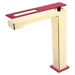 Смеситель для умывальника высокий Boheme Q 142-GR - фото