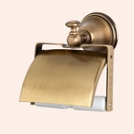 Держатель для туалетной бумаги с крышкой TW Harmony TWHA219br- фото