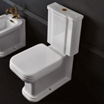 Унитаз моноблок Kerasan Waldorf  бронза- фото3