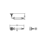 Devon&Devon Chelsea Держатель для туалетной бумаги, цвет хром- фото2