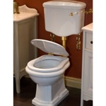 Унитаз напольный с низким бачком с фронтальной ручкой BELLA MIGLIORE Bella BLM BICR- фото