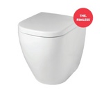 Artceram Faster Унитаз напольный приставной безободковый 37х53 см, с креплением. слив унитверсальный,цвет белый- фото