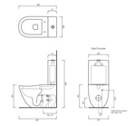 Унитаз-моноблок Cielo Fluid FLVM- фото2