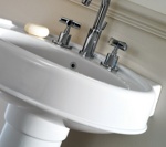 Раковина Sanitan Highgrove 610x510 мм с пьедесталом- фото2