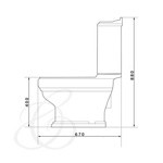 Caprigo BORGO Унитаз - компакт- фото4