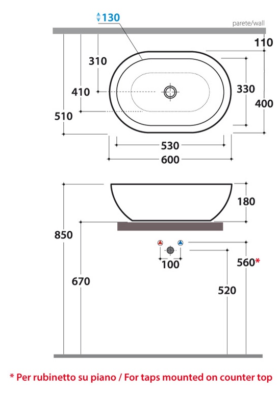   60x40 Globo Forty3 SC012.BI 